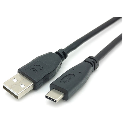Equip Kabel USB-C2.0->A 3A St/St 0.50m schwarz