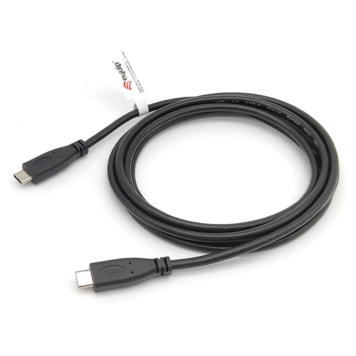 Equip Kabel USB-C2.0->C 3A PD60W St/St 0.50m schwarz