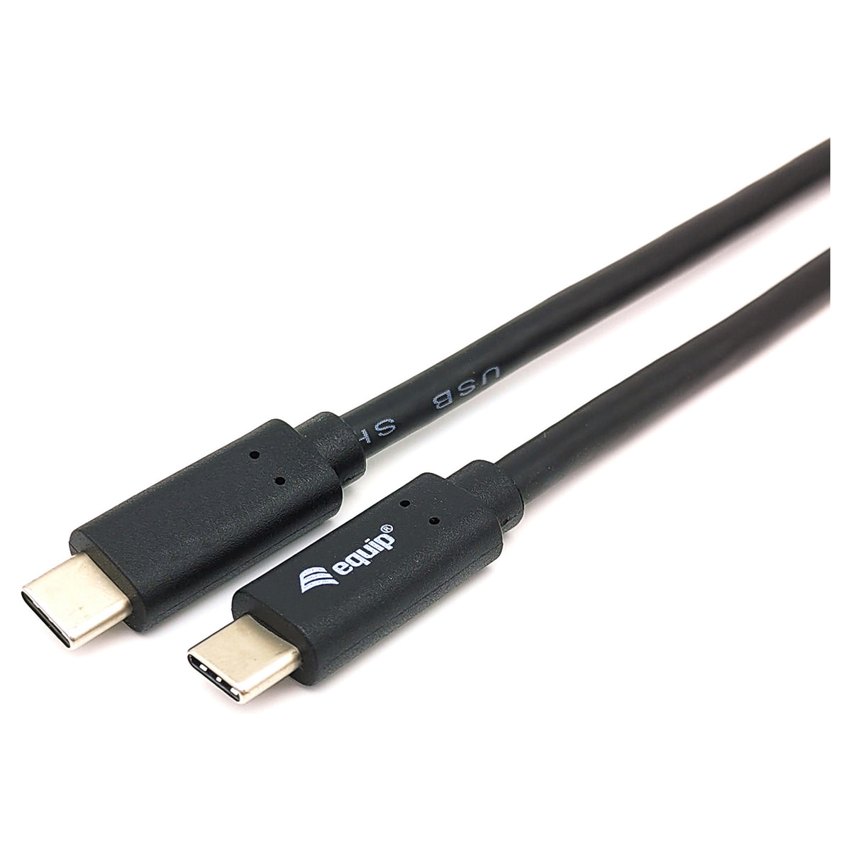 Equip Kabel USB-C3.2->C Gen1 PD60W St/St 0.50m schwarz