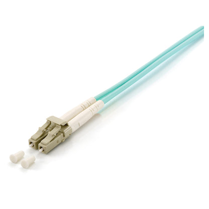Equip Patchkabel LC->LC 7.50m Multimode Duplex OM3 türkis