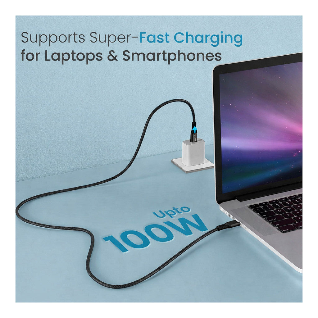 Equip Adapter USB-C->USB-C+HDMI PD100W 4K/ 60Hz 2.00m Alu.