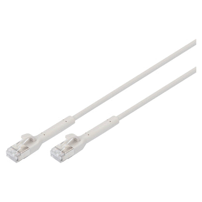 DIGITUS abwinkelbares Patchkabel F/FTP Cat.6a grau 1,0m