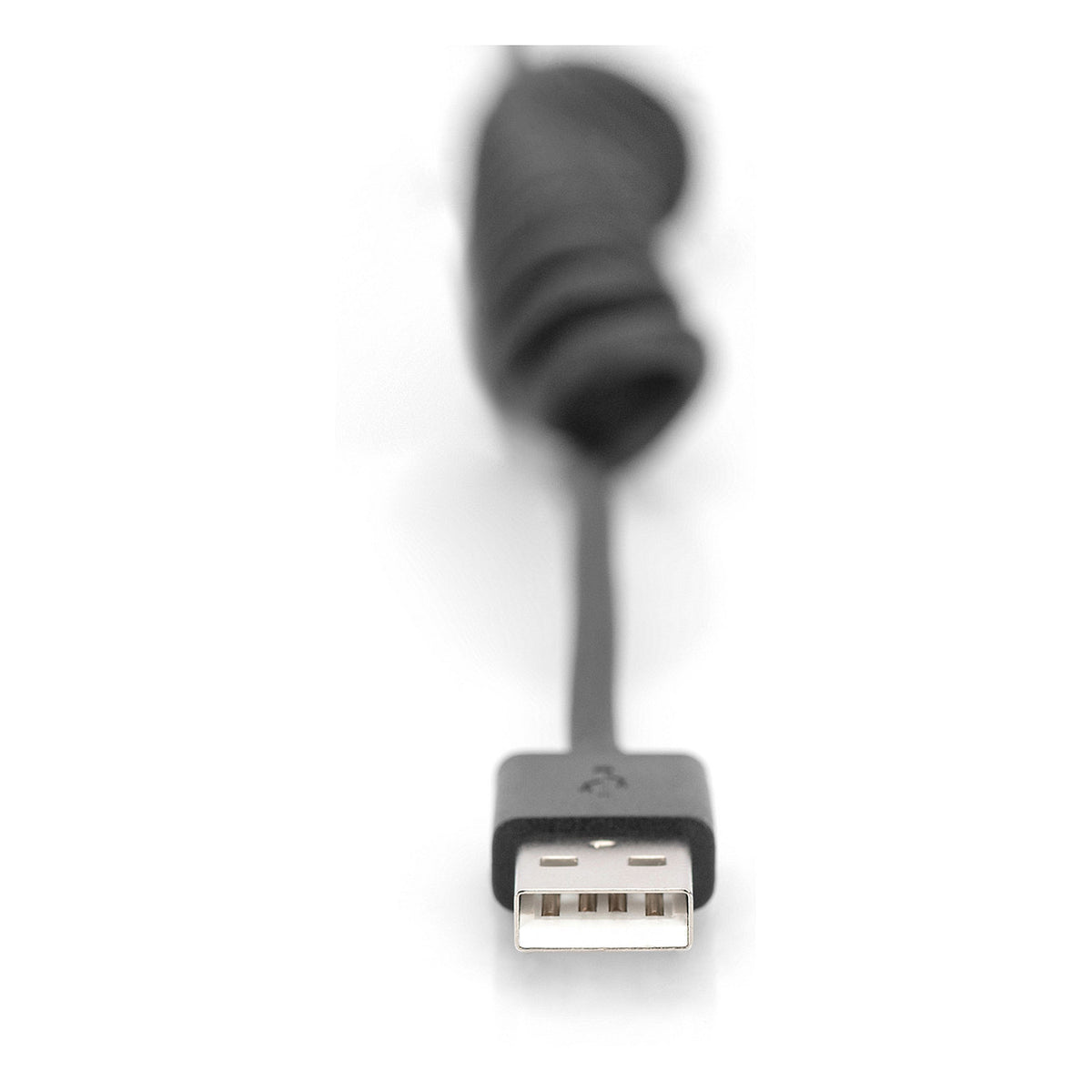 USB-A - USB-C Spiralkabel, 1m