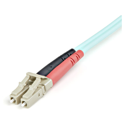 STARTECH.COM 1m 3ft LC/UPC to LC/UPC OM3multimode Fiber Optic Cable Full Duplex 50/125um Zipcord Fiber Cable 100G LSZH Fiber Patch