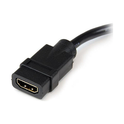 STARTECH.COM HDMI auf DVI Adapter 20cm - DVI-D 25 pin Stecker zu HDMI 19 pin Buchse - Monitor Dongle Adapterkabel