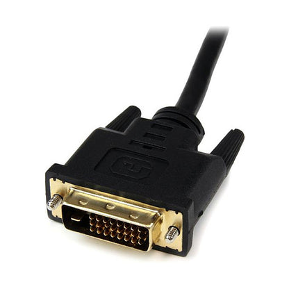 STARTECH.COM HDMI auf DVI Adapter 20cm - DVI-D 25 pin Stecker zu HDMI 19 pin Buchse - Monitor Dongle Adapterkabel