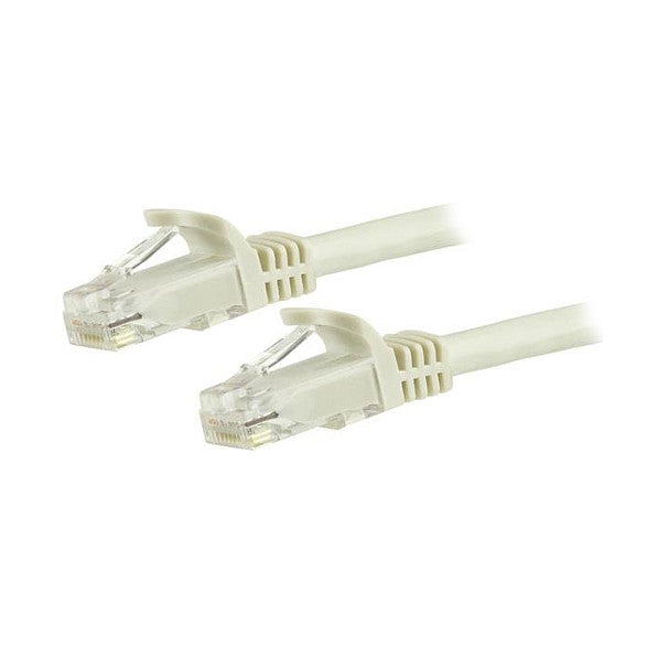 STARTECH.COM 5m Cat6 UTP RJ45 Gigabit Patchkabel Snagless - Cat 6 Netzwerkkabel mit Schutzmanschette - Cat.6 Patch-Kabel - Weiss