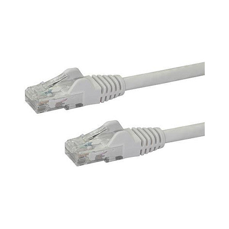 STARTECH.COM 1m Cat6 UTP RJ45 Gigabit Patchkabel Snagless - Cat 6 Netzwerkkabel mit Schutzmanschette - Cat.6 Patch-Kabel - Weiss