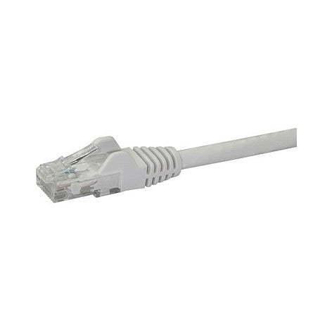 STARTECH.COM 1m Cat6 UTP RJ45 Gigabit Patchkabel Snagless - Cat 6 Netzwerkkabel mit Schutzmanschette - Cat.6 Patch-Kabel - Weiss