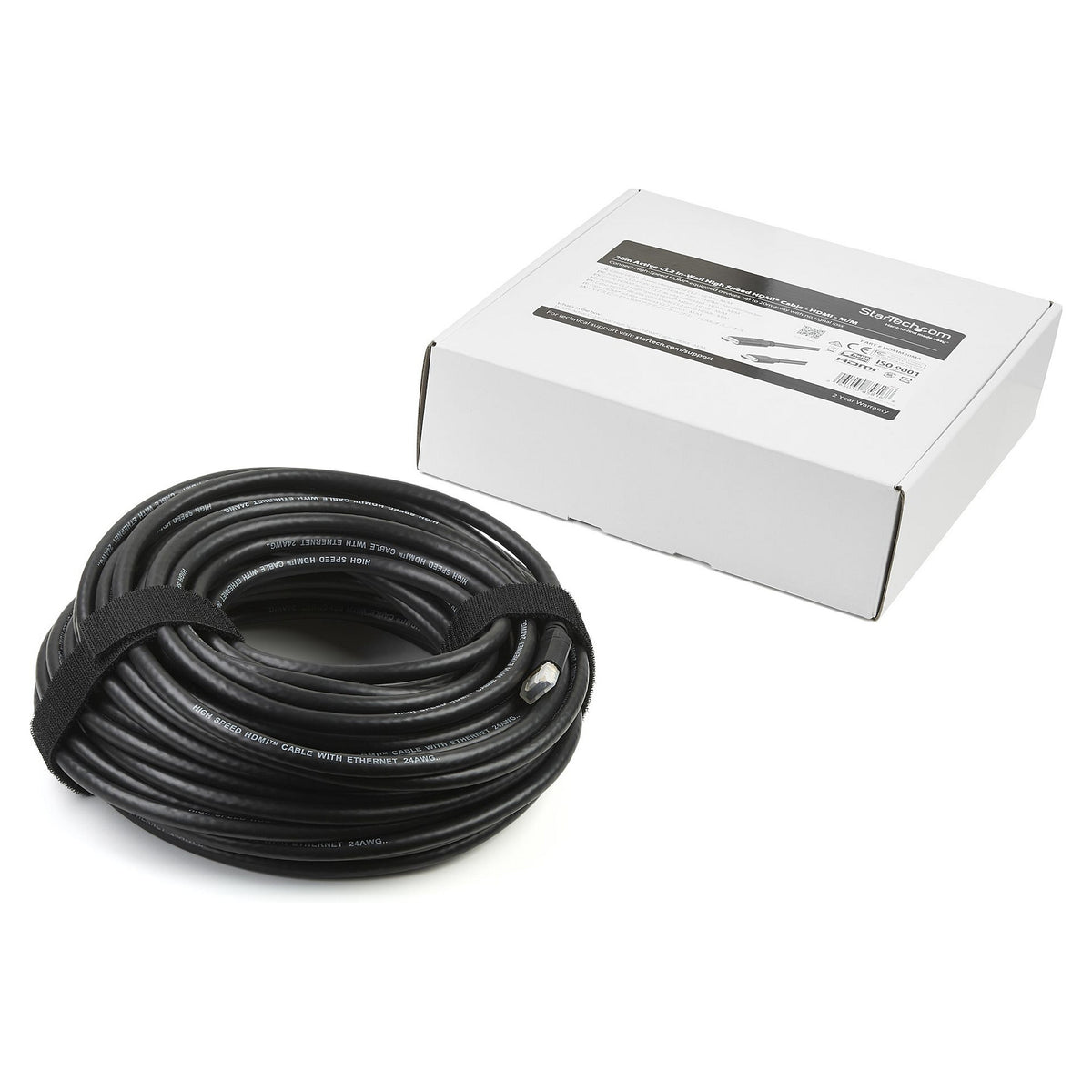 STARTECH.COM 30m High Speed HDMI Kabel - St/St - Aktiv - CL2 Wandmontage