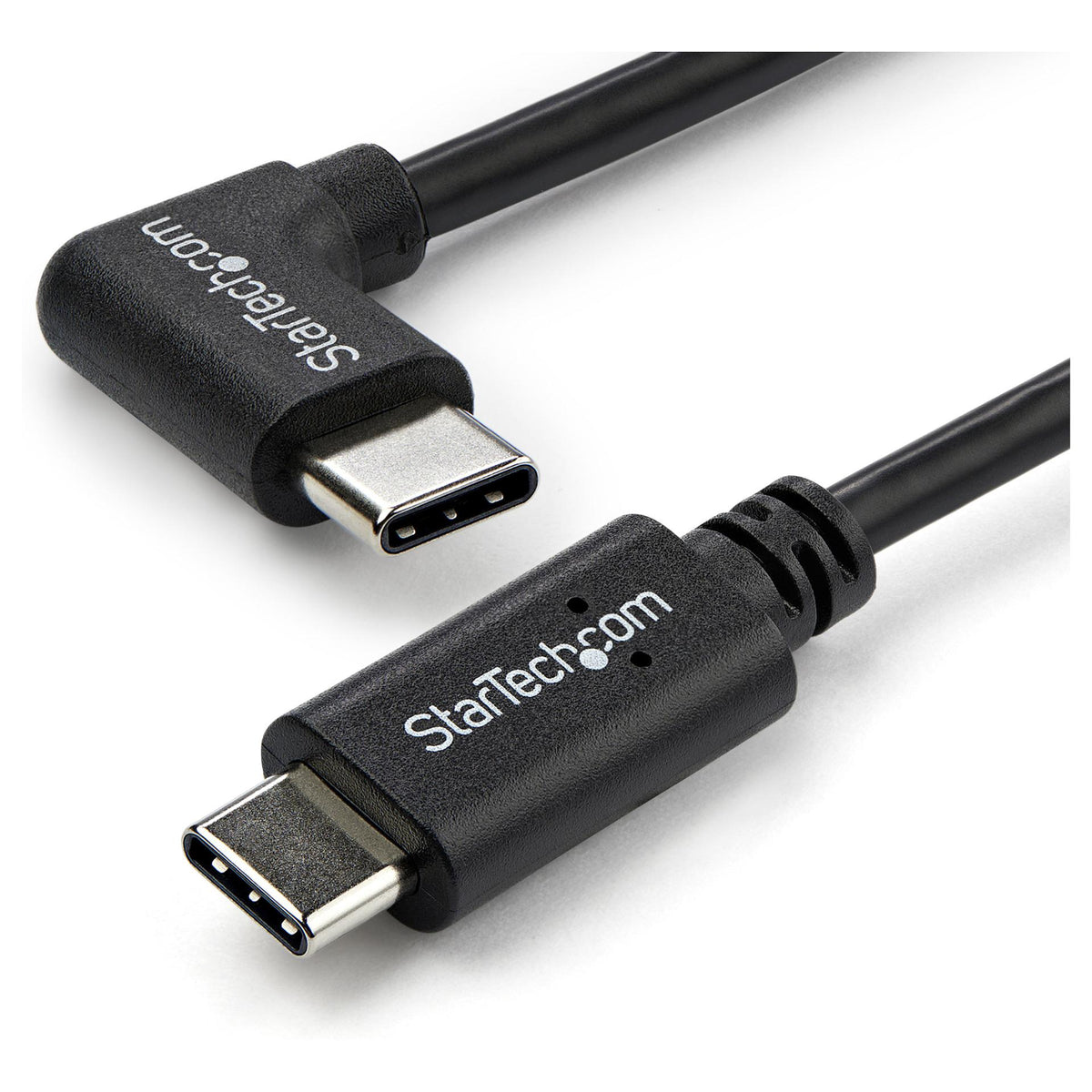 STARTECH.COM USB- C Kabel rechtsgewinkelt - St/St-1m - USB 2.0 - USB Typ-C Kabel - 90grad USB C - USB-C auf USB C - USB-C Ladekabel