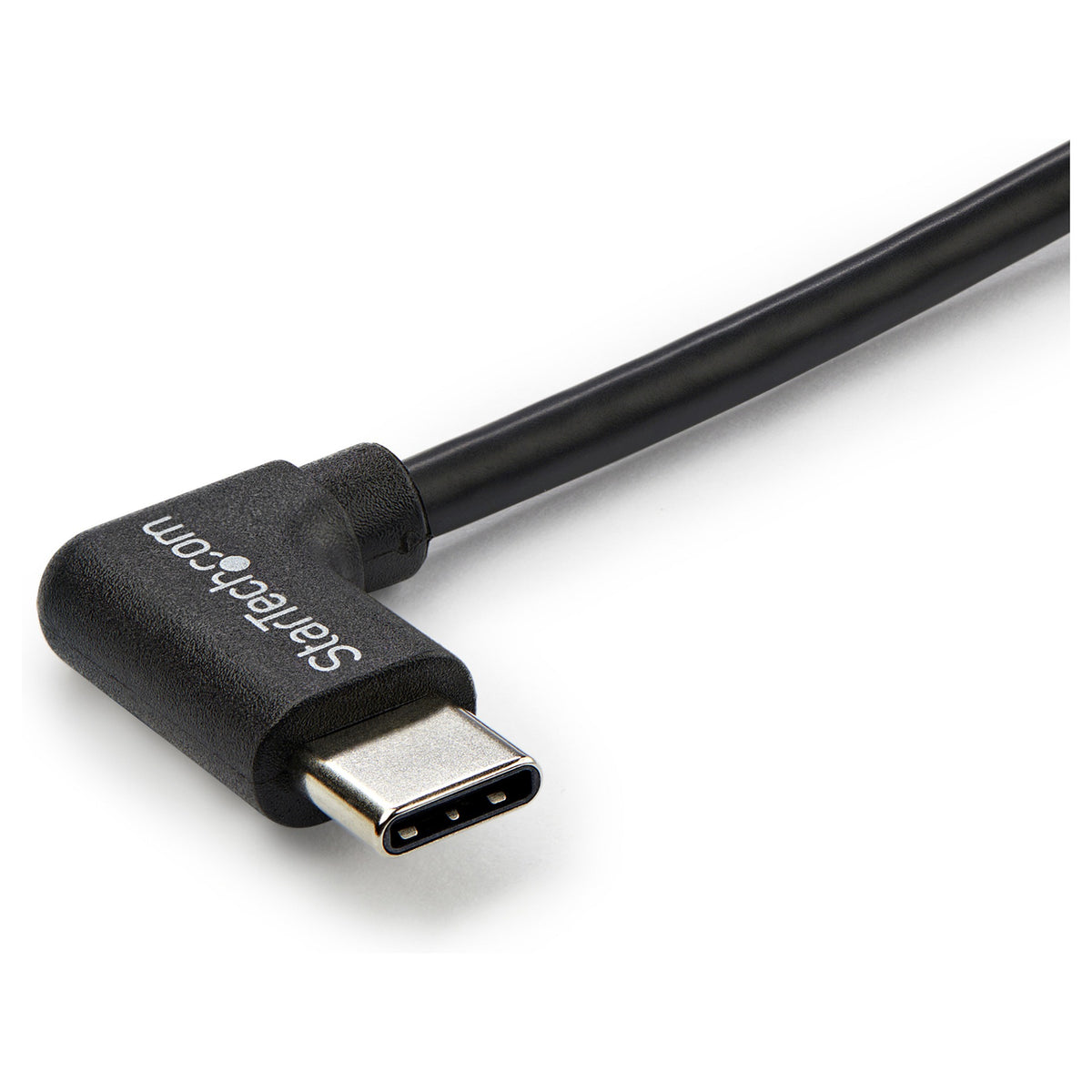 STARTECH.COM USB- C Kabel rechtsgewinkelt - St/St-1m - USB 2.0 - USB Typ-C Kabel - 90grad USB C - USB-C auf USB C - USB-C Ladekabel