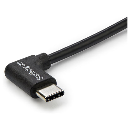 STARTECH.COM USB- C Kabel rechtsgewinkelt - St/St-1m - USB 2.0 - USB Typ-C Kabel - 90grad USB C - USB-C auf USB C - USB-C Ladekabel
