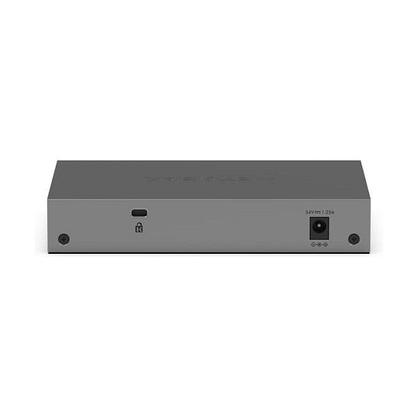 NETGEAR GS105P - Switch - unmanaged - 1 x 10/100/1000 + 4 x 10/100/1000 (PoE+) - Desktop, wandmontierbar - PoE+ (63 W)