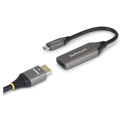 STARTECH.COM USB-C zu HDMI Adapter 8K 60Hz und 4K 120Hz Thunderbolt und USB4 Kompatibel USBC auf HDMI 2.1 Konverter USB-C Videoadapt
