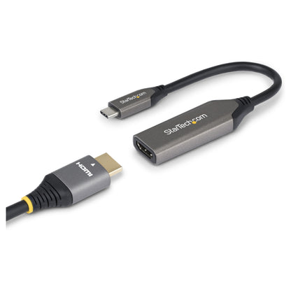 STARTECH.COM USB-C zu HDMI Adapter 8K 60Hz und 4K 120Hz Thunderbolt und USB4 Kompatibel USBC auf HDMI 2.1 Konverter USB-C Videoadapt