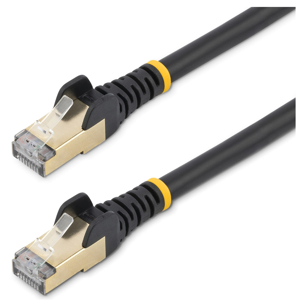 STARTECH.COM 7,5m CAT6a-Kabel - Schwarz - RJ45-Ethernet-Kabel - Snagless - STP - Kupferdraht - 10 Gbit 6ASPAT750CMBK