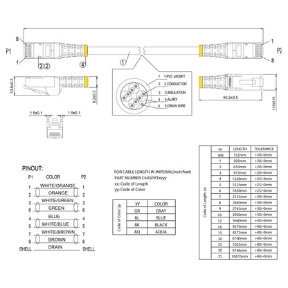STARTECH.COM 7,5m CAT6a-Kabel - Schwarz - RJ45-Ethernet-Kabel - Snagless - STP - Kupferdraht - 10 Gbit 6ASPAT750CMBK