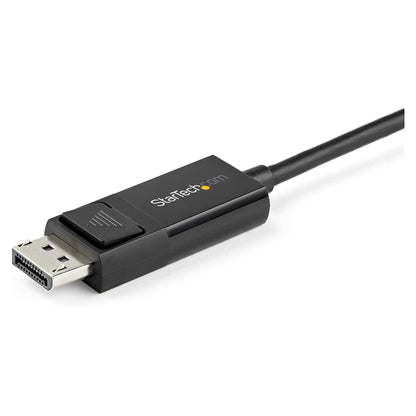 STARTECH.COM 2m USB-C auf DisplayPort-Kabel - 4K 60Hz - USB-C-Adapter - Thunderbolt 3-kompatibel - bidirektional