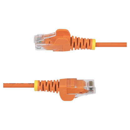 STARTECH.COM 2m Orange Schlankes CAT6-Ethernet-Kabel Snagless RJ45 LSZH 28AWG Reines Kupfer Patchkabel/Netzwerkkabel