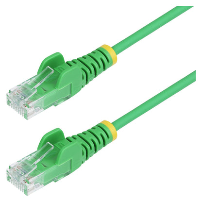 STARTECH.COM 50cm Grunes Schlankes CAT6-Ethernet-Kabel Snagless RJ45 LSZH 28AWG Reines Kupfer Patchkabel/Netzwerkkabel
