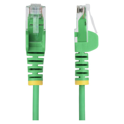 STARTECH.COM 50cm Grunes Schlankes CAT6-Ethernet-Kabel Snagless RJ45 LSZH 28AWG Reines Kupfer Patchkabel/Netzwerkkabel