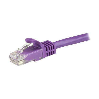 STARTECH.COM 1.5m CAT6 Cable - Purple CAT6 Patch Cord - Snagless RJ45 Connectors - 24 AWG Copper Wire - Ethernet Cable - ETL