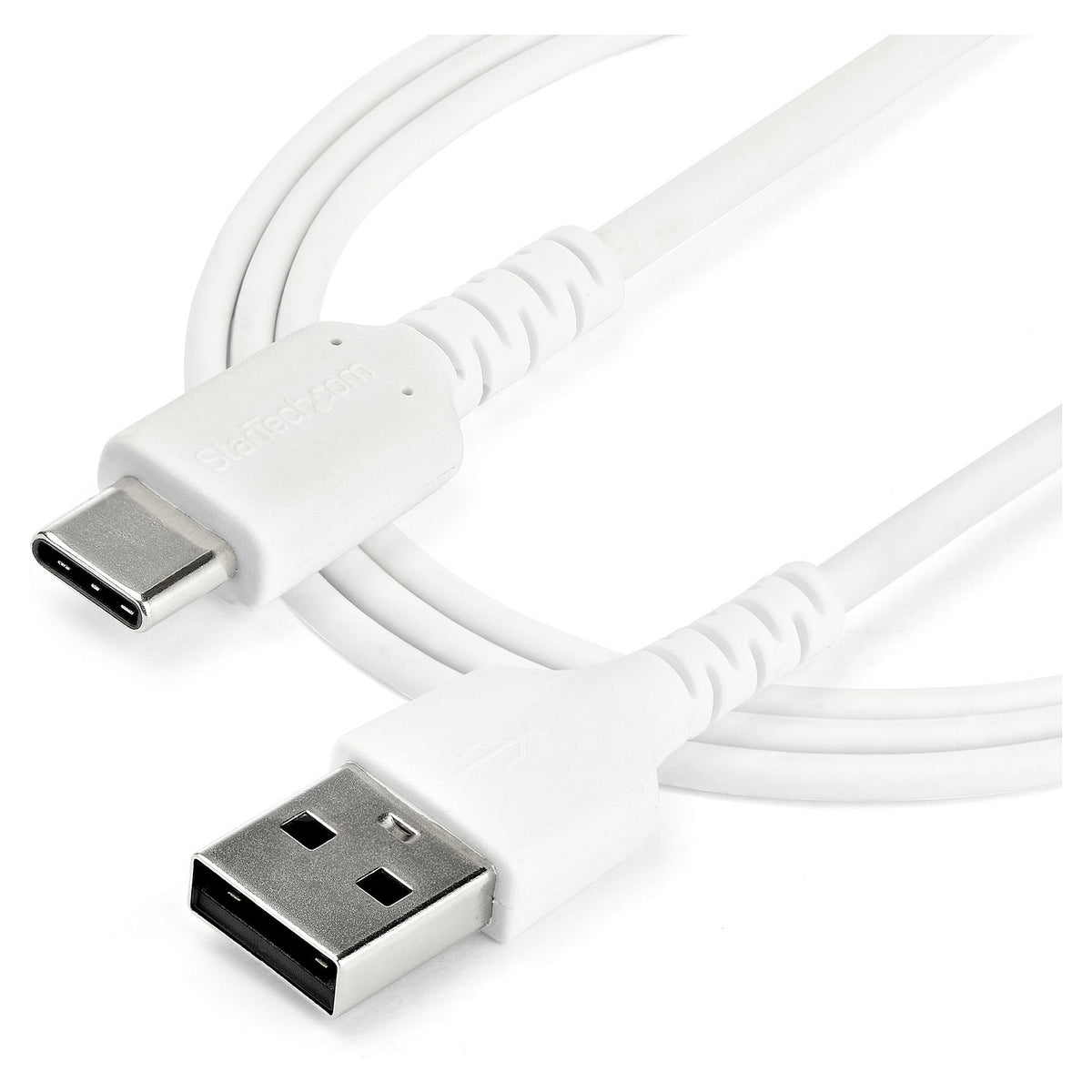 STARTECH.COM 1m/3.3ft USB 2.0 to USB-C Cable High Quality USB 2.0 Cable White USB Data Transfer Cable
