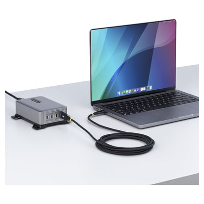 STARTECH.COM 2m USB-C-Ladekabel Schraubensicherung 240W 5A PD EPR Laptop-Ladekabel Nylon Geflochten USB-IF zertifiziert