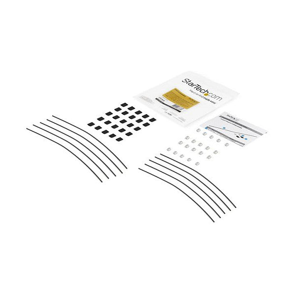 STARTECH.COM Security Tether Cable - 10 Pack Universal Steel Anti-Theft Cables - Adjustable - Heat Shrink Covers CONNLOCKPK10