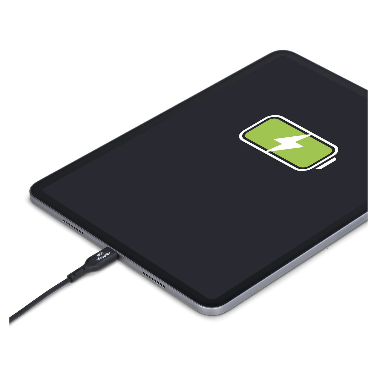 STARTECH.COM 30cm USB-A auf USB-C Ladekabel Laden & Synchronisieren 3A USB 2.0 TPE-Mantel Schwarzes USB Schnellladekabel