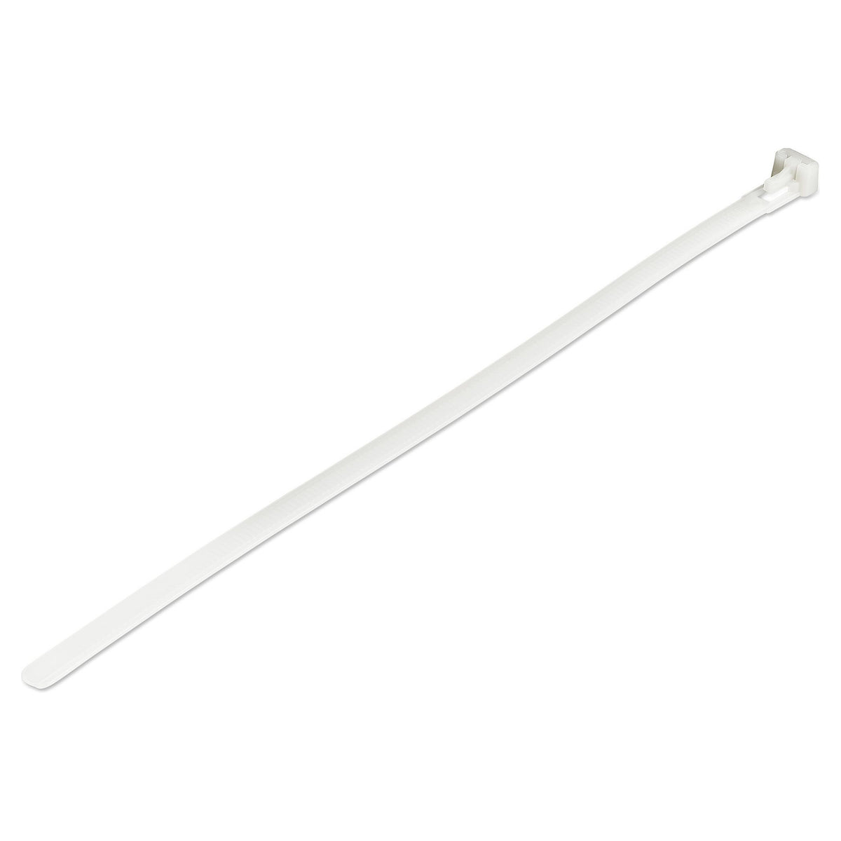 STARTECH.COM Kabelbinder - 254x7mm wiederverwendbar lsbare Nylonbinder Innen- und Aussenbereich 94V-2/UL weiss 100 Stck