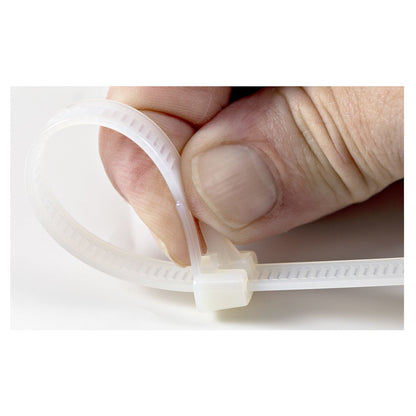 STARTECH.COM Kabelbinder - 254x7mm wiederverwendbar lsbare Nylonbinder Innen- und Aussenbereich 94V-2/UL weiss 100 Stck