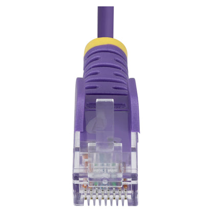 STARTECH.COM 2,5m Violett Schlankes CAT6-Ethernet-Kabel Snagless RJ45 LSZH 28AWG Reines Kupfer Patchkabel/Netzwerkkabel