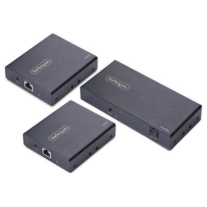 STARTECH.COM 2-Port HDMI Extender und Splitter uber CAT6 4K 60Hz bis 70m Lnge 1x2 HDMI uber Netzwerkkabel-LAN Kabel Verteilerkit