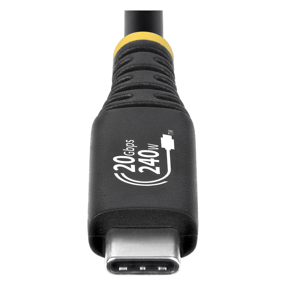 STARTECH.COM 2m USB4 Kabel 20Gbps USB-IF-zertifiziertes USB-C Kabel 240W PD EPR 4K 120Hz DP 2.1 TPE-Mantel Schwarz