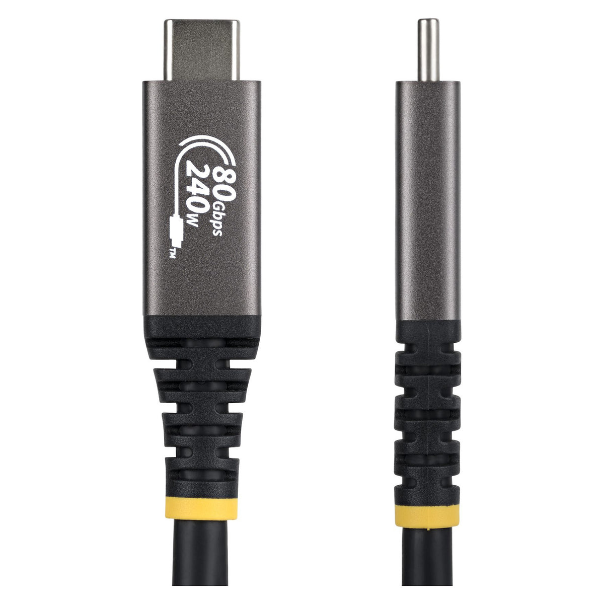 STARTECH.COM 1,5m USB4 Kabel 80Gbps USB-IF-zertifiziertes USB-C Ladekabel 240W 8K 120Hz-4K 240Hz DP2.1monitorkabel Thunderbolt 4