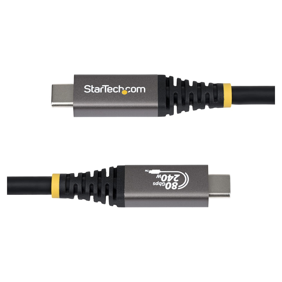 STARTECH.COM 1,5m USB4 Kabel 80Gbps USB-IF-zertifiziertes USB-C Ladekabel 240W 8K 120Hz-4K 240Hz DP2.1monitorkabel Thunderbolt 4