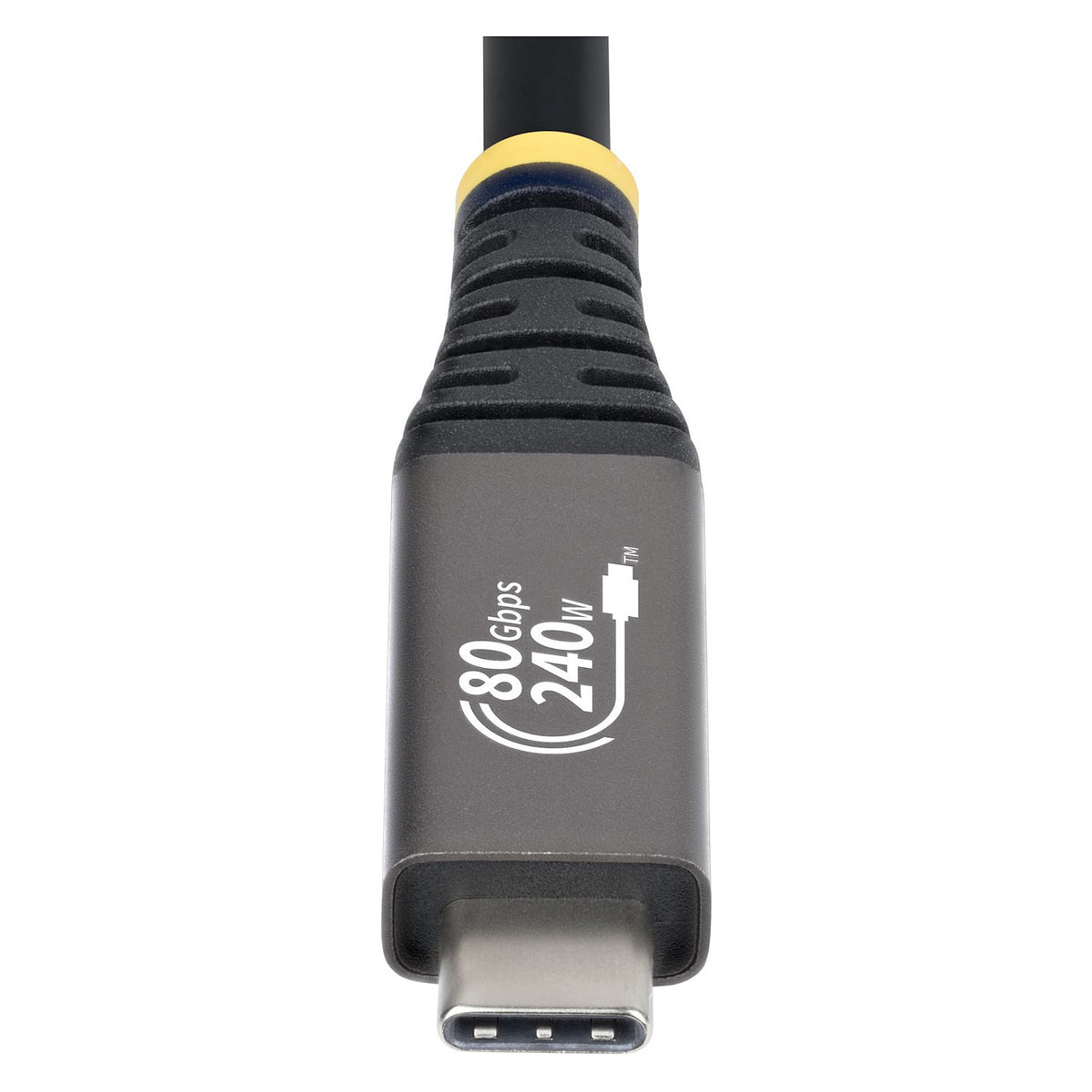 STARTECH.COM 1,5m USB4 Kabel 80Gbps USB-IF-zertifiziertes USB-C Ladekabel 240W 8K 120Hz-4K 240Hz DP2.1monitorkabel Thunderbolt 4