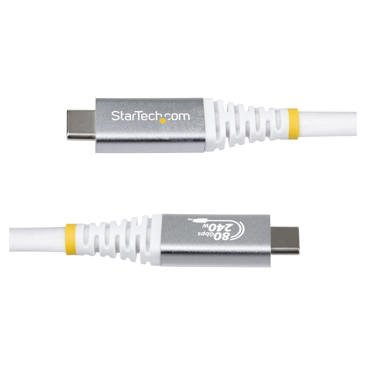 STARTECH.COM 1,5m USB4 Kabel 80Gbps USB-IF-zertifiziertes USB-C Ladekabel 240W 8K 120Hz-4K 240Hz DP2.1monitorkabel Thunderbolt 4