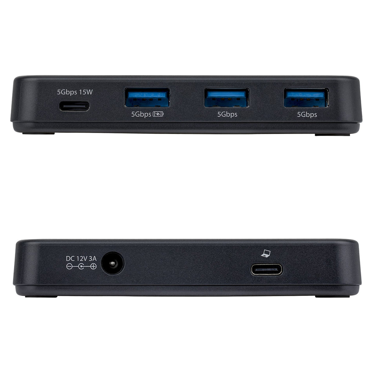 STARTECH.COM 4-Port USB-C und USB-A Hub 5Gbps Eigenstromversorgung 2-in-1 USB-C & USB-A Hostkabel 1x USB-C 3x USB-A 1x BC 1.2