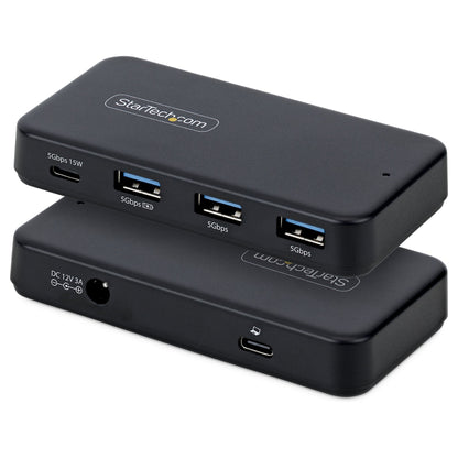 STARTECH.COM 4-Port USB-C und USB-A Hub 5Gbps Eigenstromversorgung 2-in-1 USB-C & USB-A Hostkabel 1x USB-C 3x USB-A 1x BC 1.2