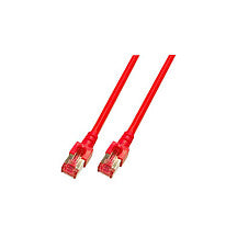 GoodConnections Patchkabel mit Rastnasenschutz, Cat. 6, S/FTP, PiMF, PVC, 250MHz, rot, 25m,