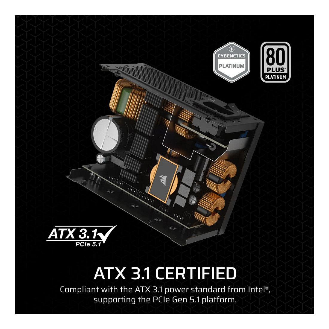 1000W Corsair Netzteil SF1000 Modular SFX 1000W (80+Platin)