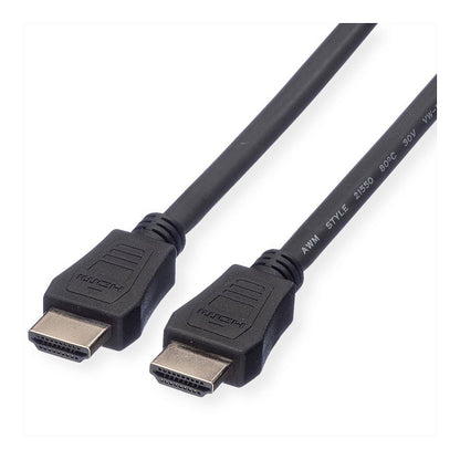 VALUE HDMI High Speed Kabel mit Ethernet, LSOH, schwarz, 3 m