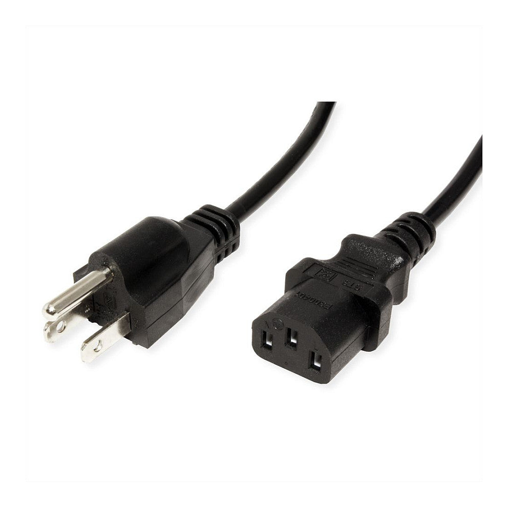 VALUE Netzkabel NEMA-5 auf C13 fr USA, schwarz, 1,8 m