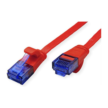 VALUE Patchkabel Cat.6A (Class EA) UTP, extra-flach, rot, 2 m