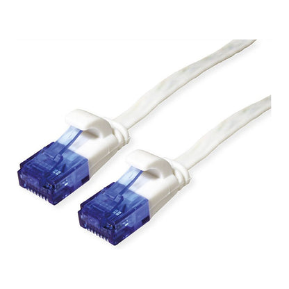 VALUE Patchkabel Cat.6A (Class EA) UTP, extra-flach, wei, 2 m