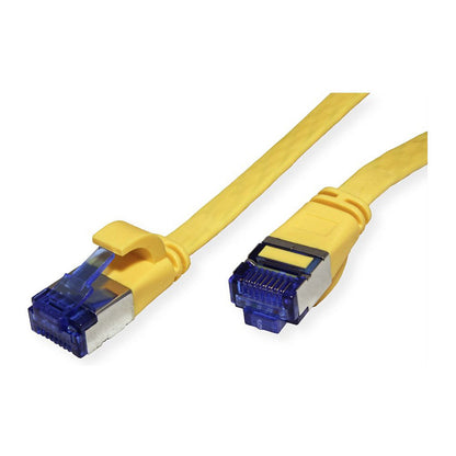 VALUE Patchkabel Cat.6A (Class EA) FTP, extra-flach, gelb, 3 m