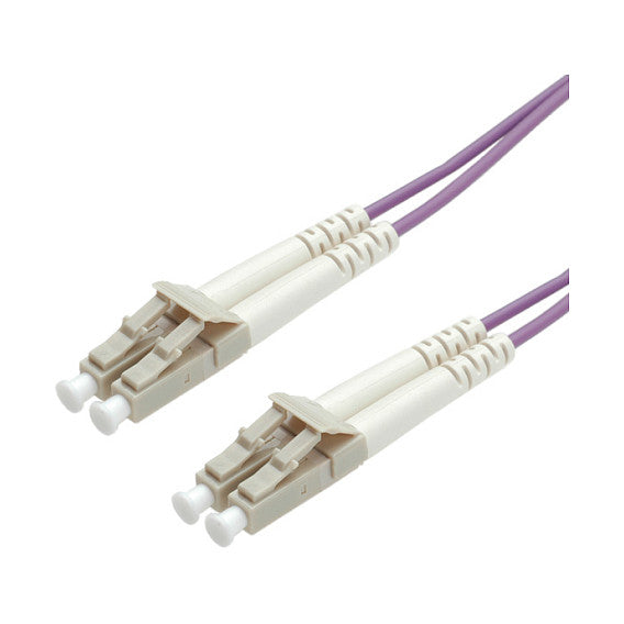 VALUE LWL-Kabel 50/125um OM4 LC/LC violett 10m